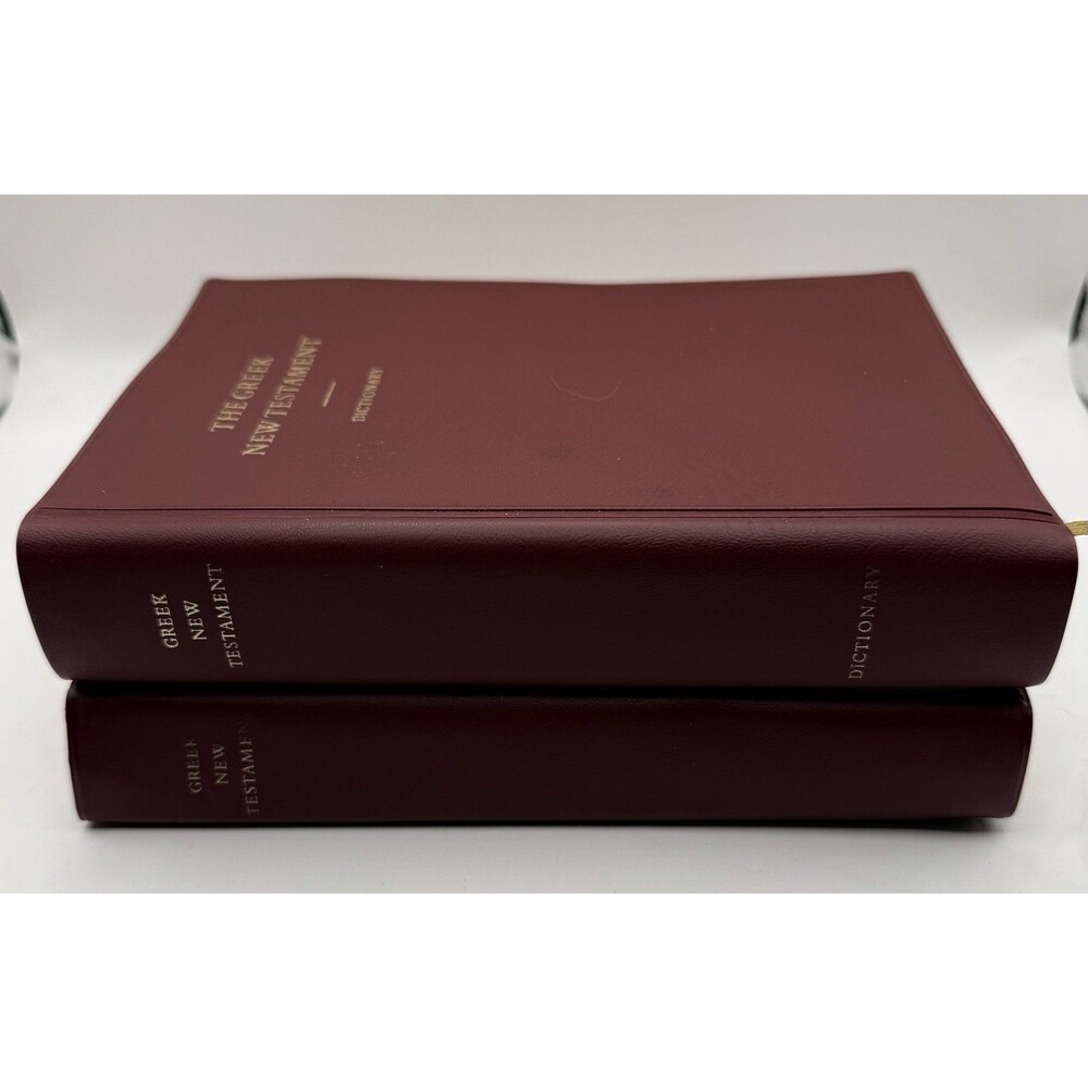Greek New Testament-2nd Ed 1966/1968 + Dictionary 1965/1968 Vinyl + Thread Chart
